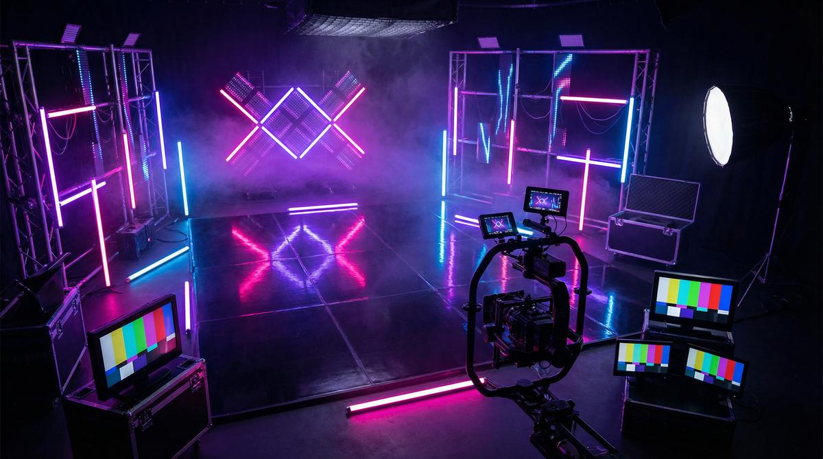 小马拉大车传媒MV制作传媒教程霓虹灯光效果