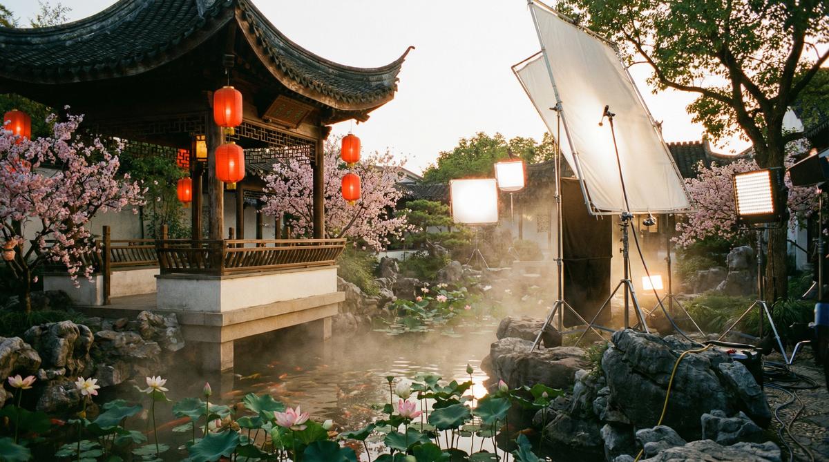 小马拉大车传媒古风园林传媒拍摄东方美学影视创作
